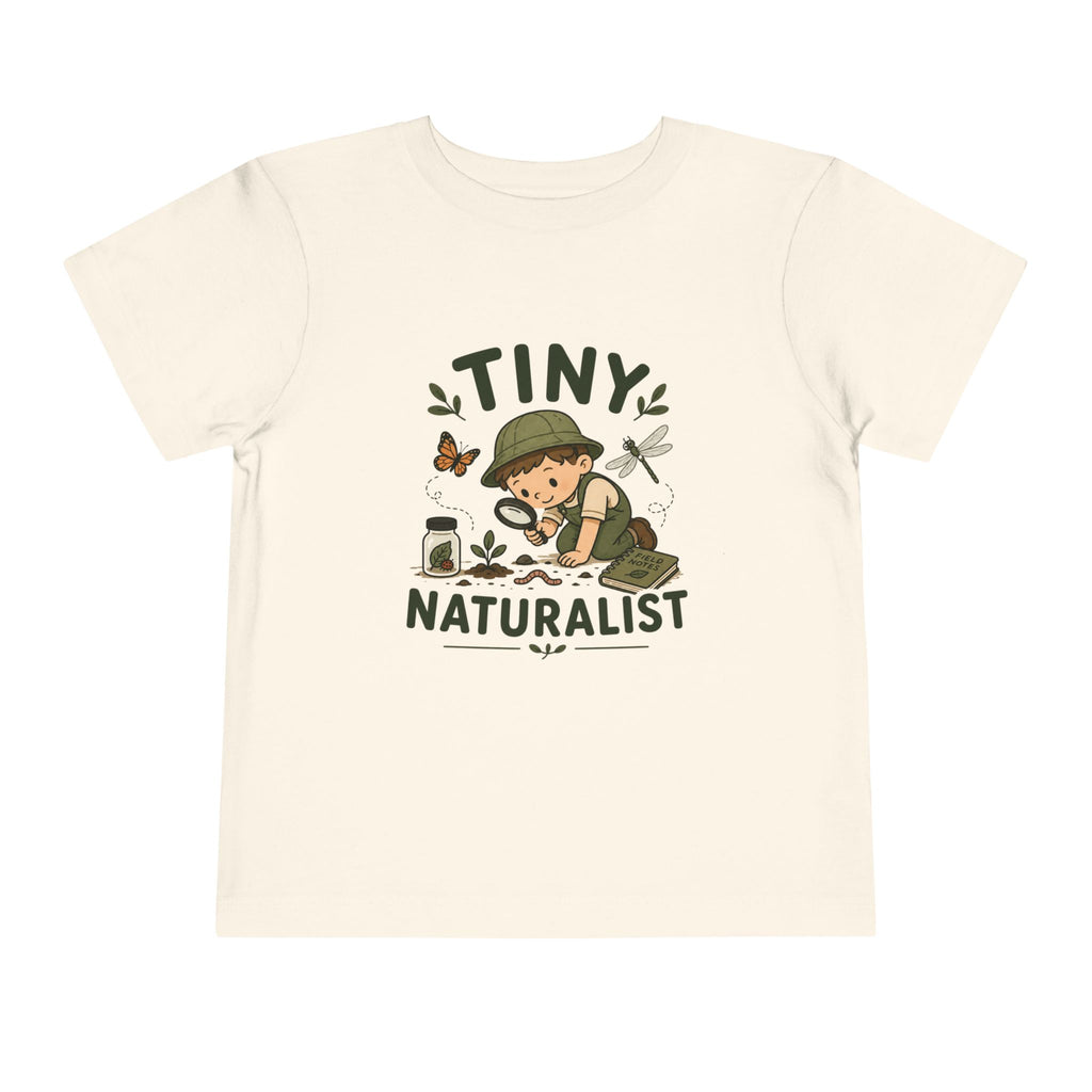 Tiny Naturalist Toddler Tee — Cute Boy Explorer Shirt