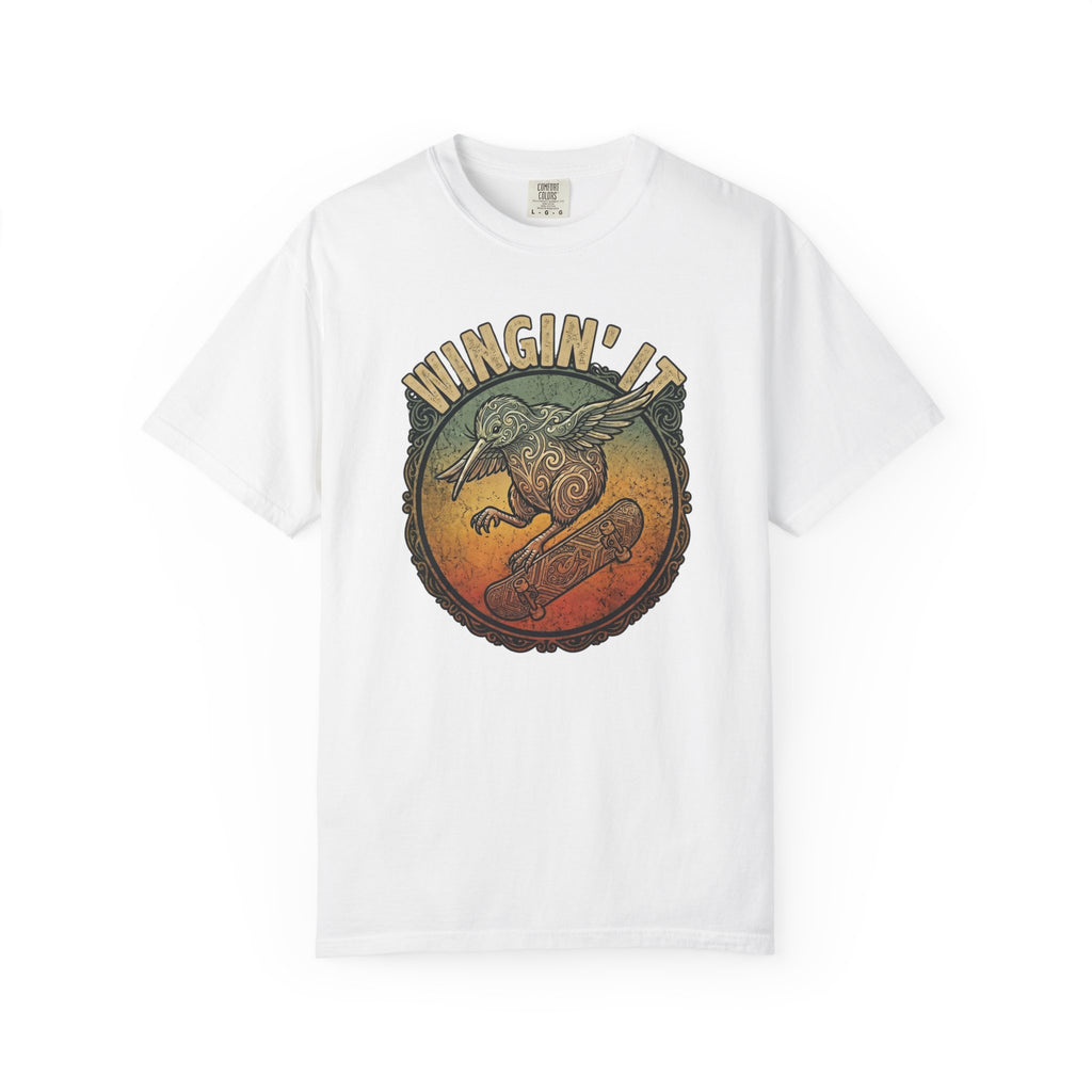 Wingin' It Kiwi  – Vintage Style Graphic Tee