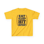 Eat Sleep Hit Repeat - Baseball tee