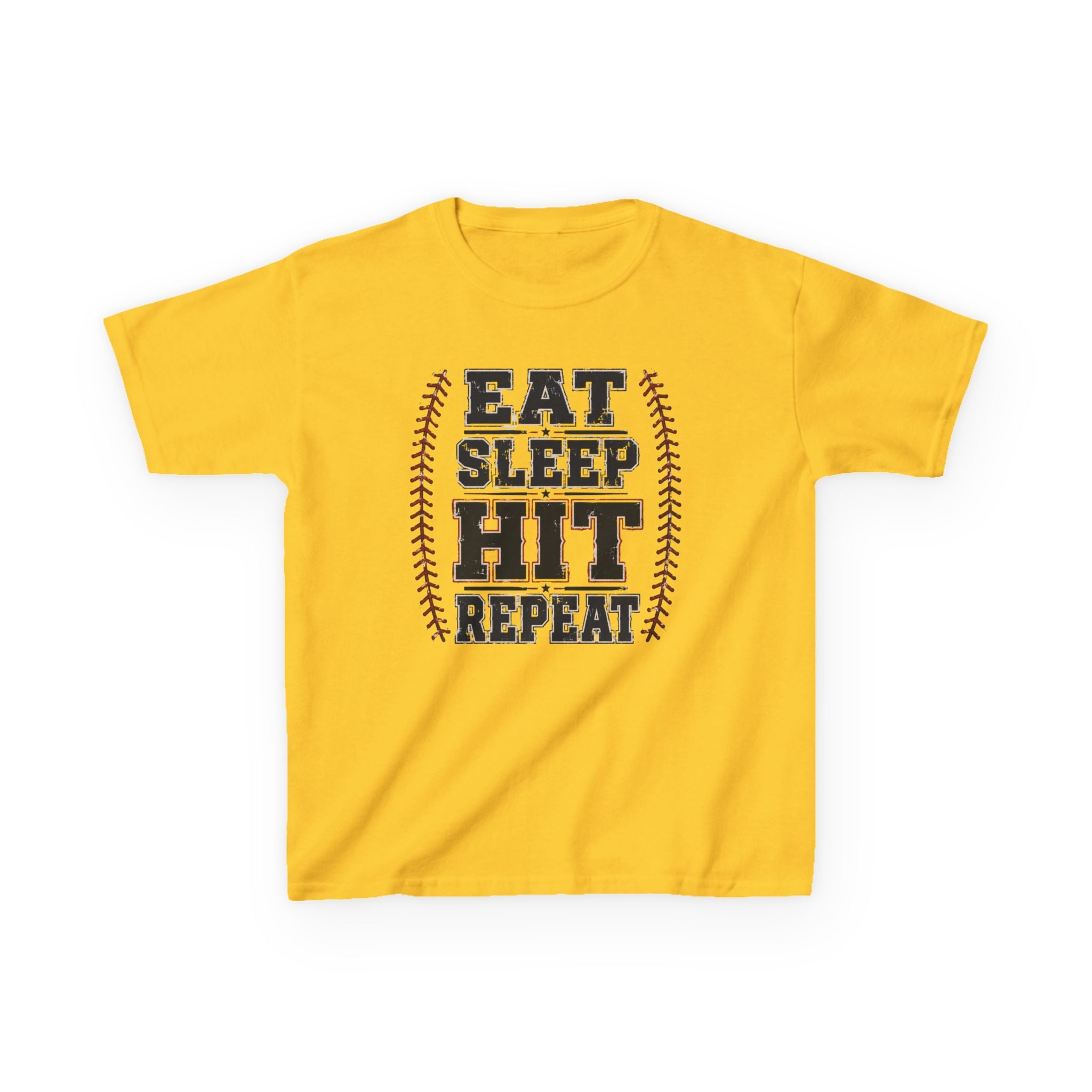 Eat Sleep Hit Repeat - Baseball tee