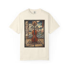 Ukiyo-e Cello Art T-Shirt - Japanese Woodblock Style