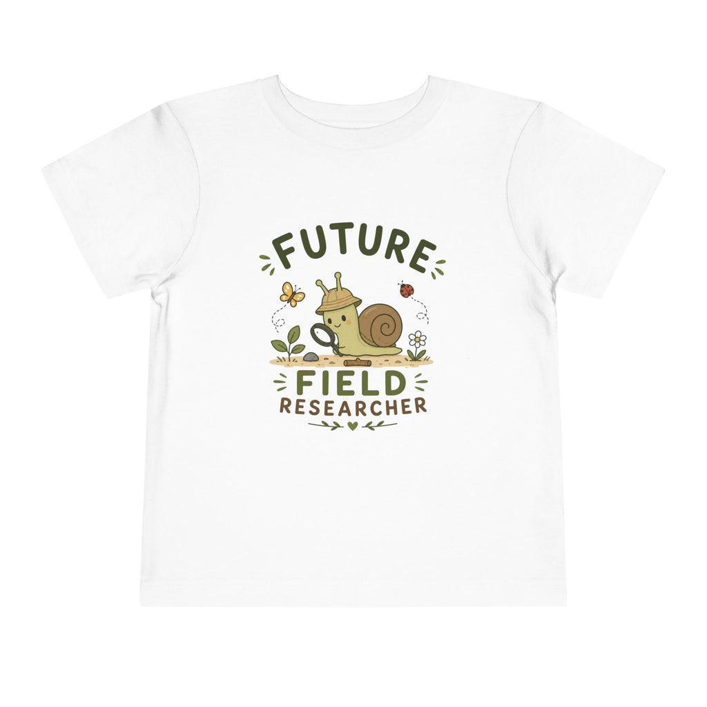 "Future Field Researcher" Snail Nature Toddler Shirt