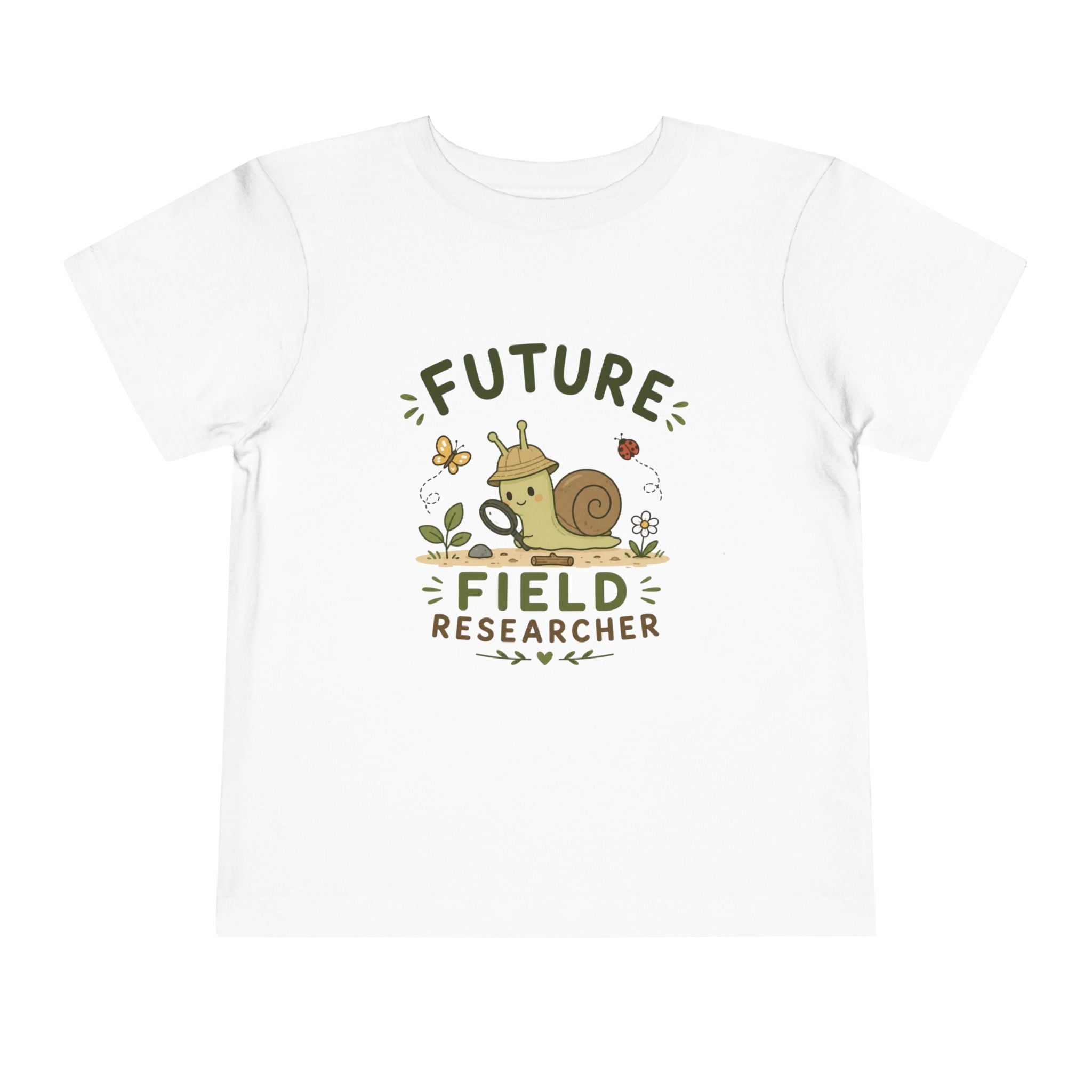 "Future Field Researcher" Snail Nature Toddler Shirt