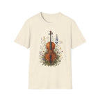 Cello in Wildflowers  —  Music Tee