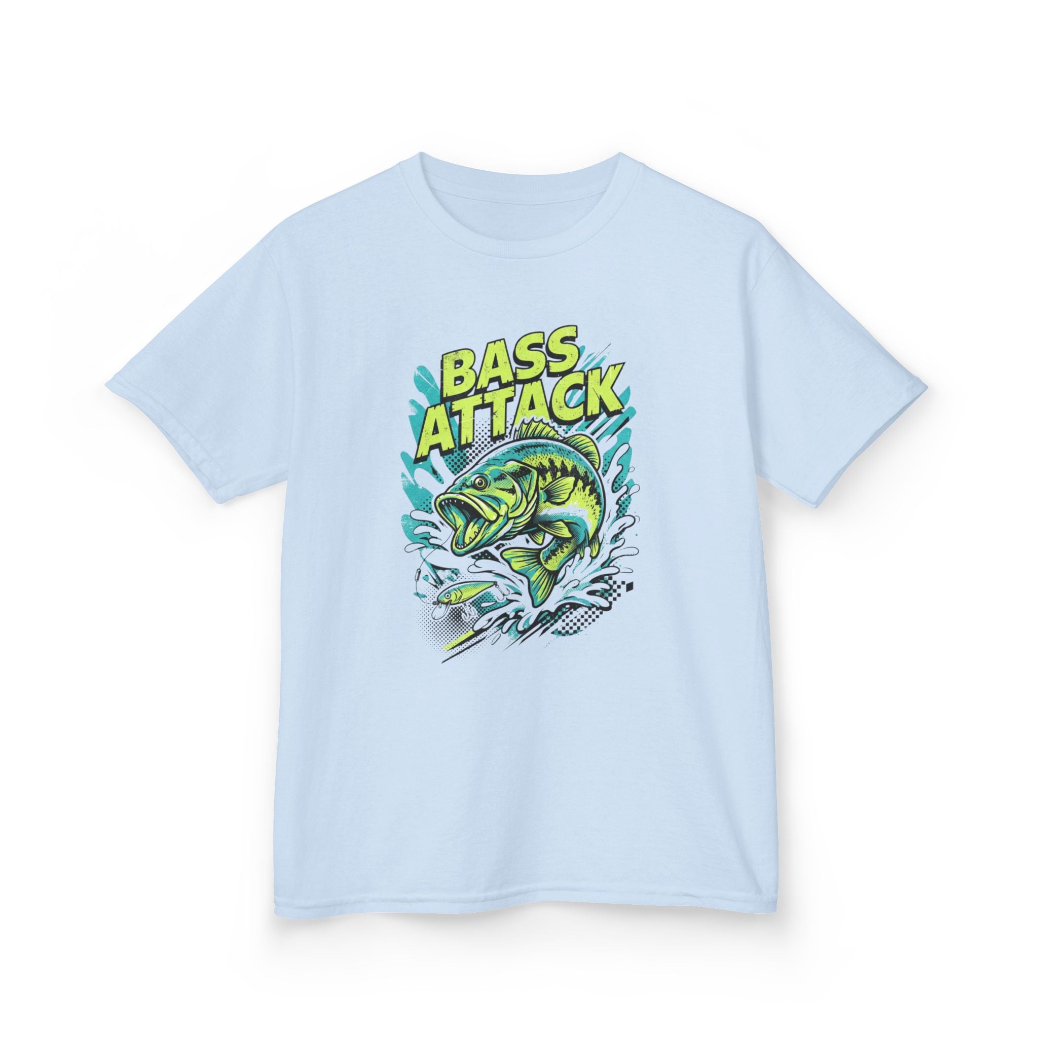 'Bass Attack' Kids Fishing T