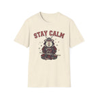 Stay Calm Capybara Samurai T + Adult Size