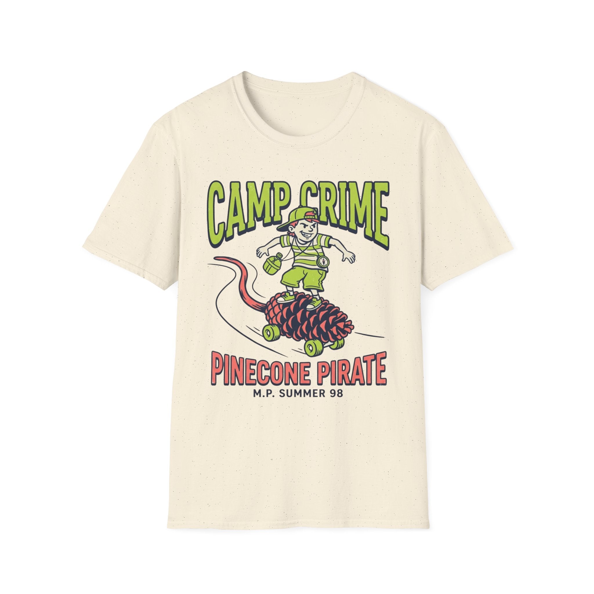 Camp Crime Pinecone Pirate T + Adult Size