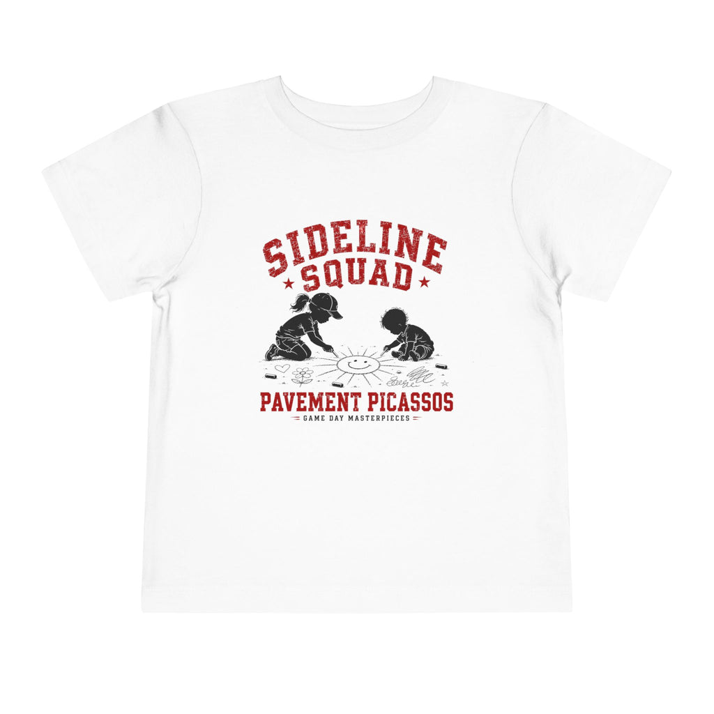 "Sideline Squad" Pavement Picassos Toddler Tee