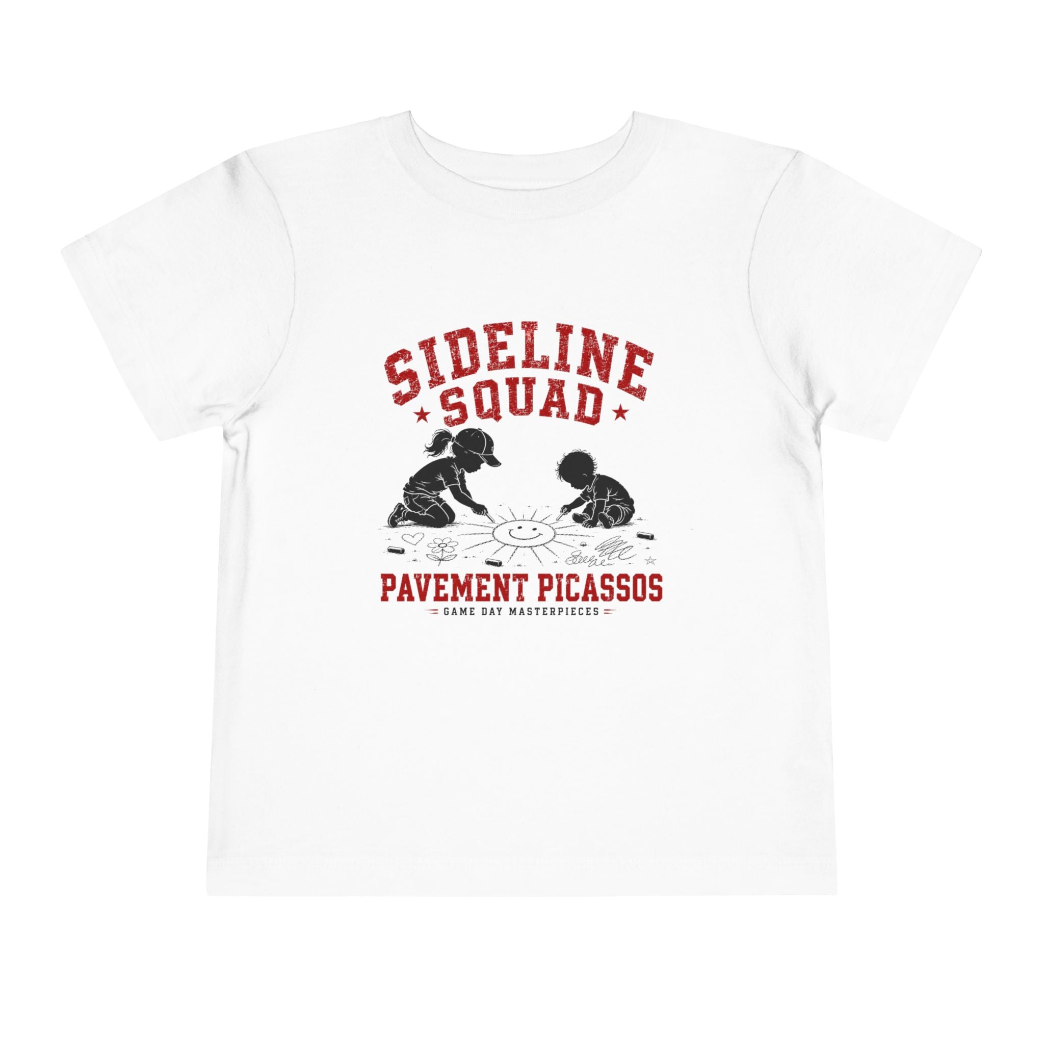 "Sideline Squad" Pavement Picassos Toddler Tee