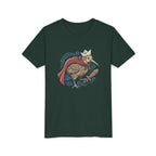 Royal Kiwi Youth T‑Shirt — Crowned Kiwi with Cape Kids Tee