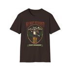 No Map Required Hiking T-Shirt — Cute Raccoon Backpacker Graphic Tee for Outdoor Lovers