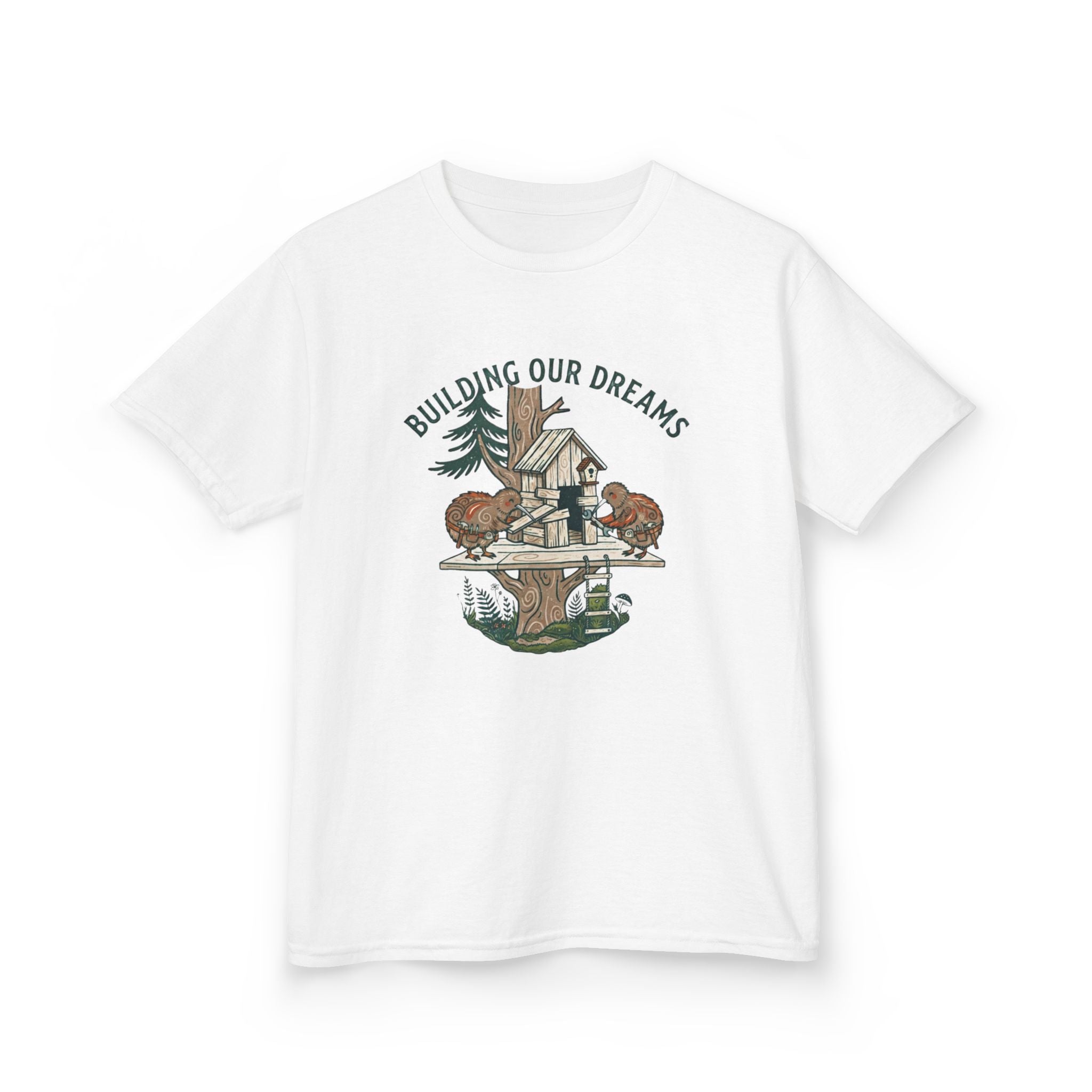"Building Our Dreams" Kiwi Treehouse Adventure Shirt