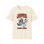 Mission Control Pizza First Raccoon T + Adult Size