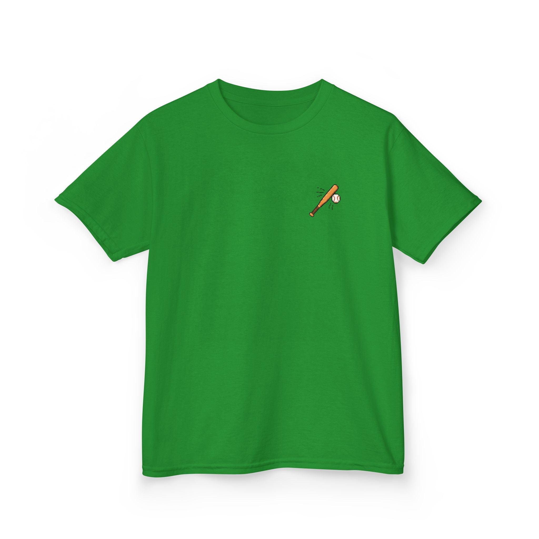 "Dinger!" Pixel Art Baseball T-Shirt – Double-Sided Sports Graphic Tee