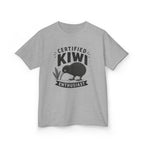 "Certified Kiwi Enthusiast" Kids Graphic Tee