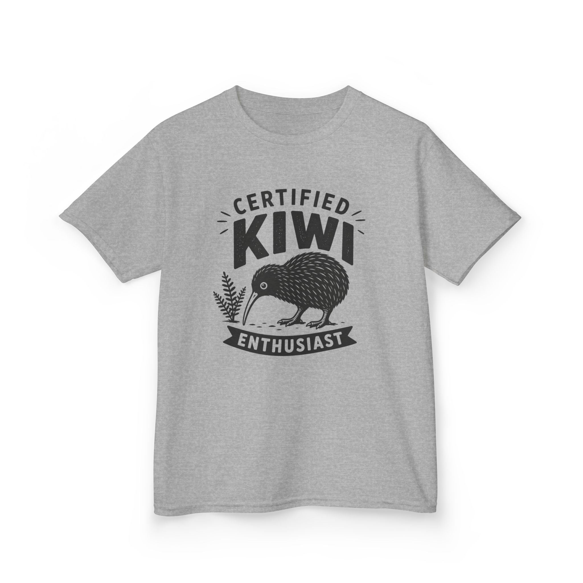 "Certified Kiwi Enthusiast" Kids Graphic Tee