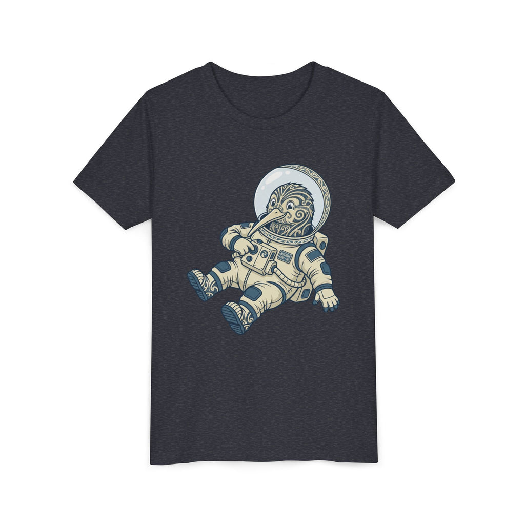 Youth Tee — Cute Astronaut Kiwi Spacesuit Graphic