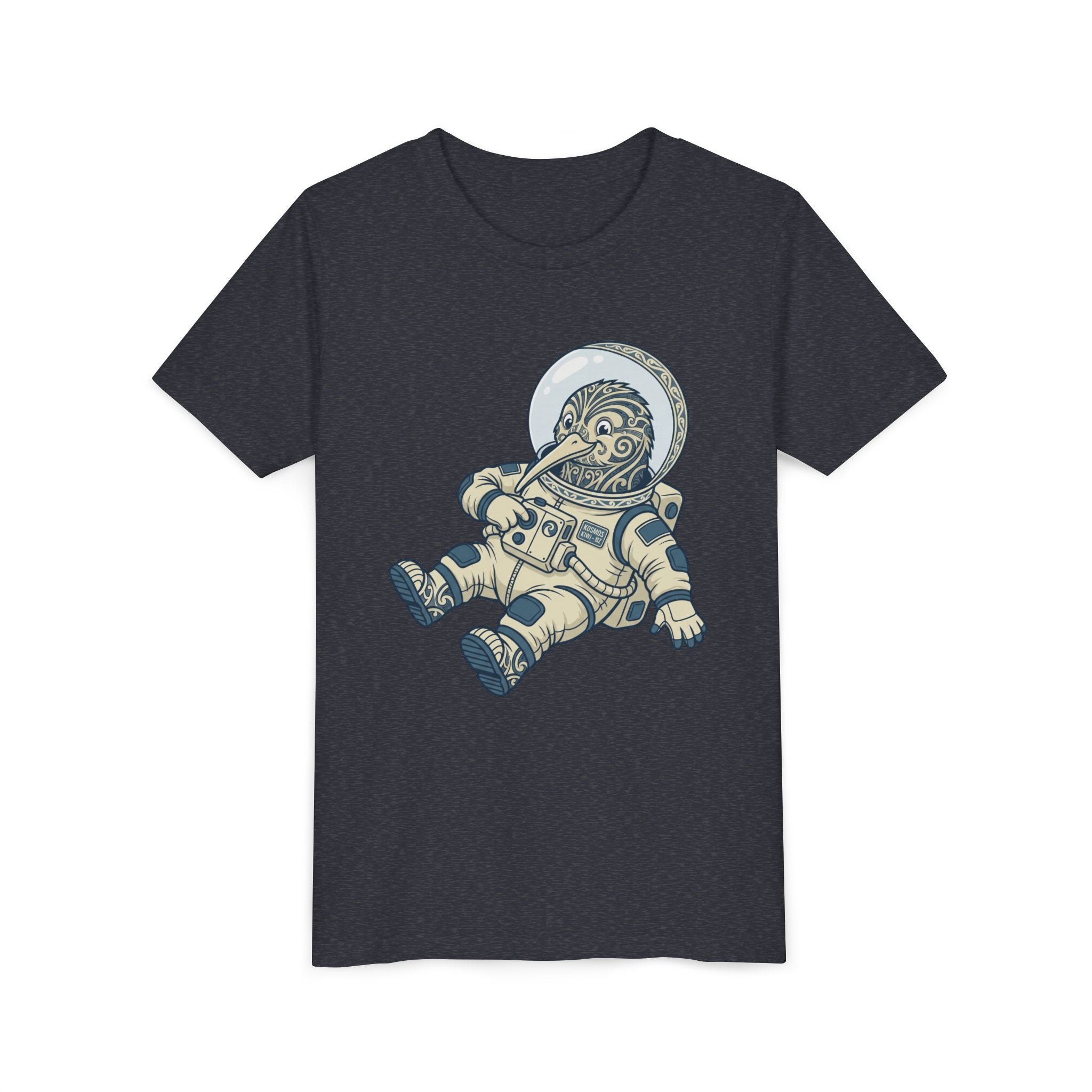 Youth Tee — Cute Astronaut Kiwi Spacesuit Graphic