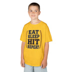 Eat Sleep Hit Repeat - Baseball tee