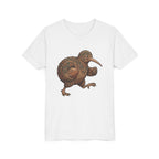 Youth Tee — Whimsical Maori-Style Kiwi Bird Kids Shirt