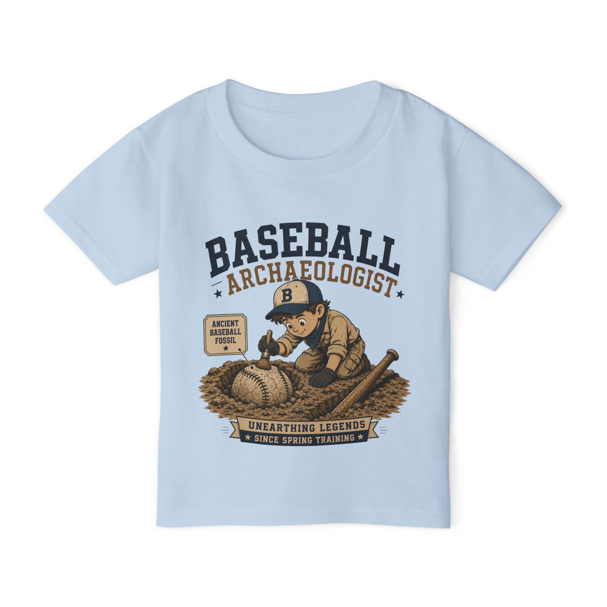 Toddler Baseball Archaeologist - Future Legend & Dirt Digger Tee
