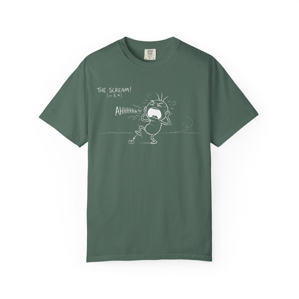The Scream in E# - Funny Music Theory & Musician T-Shirt