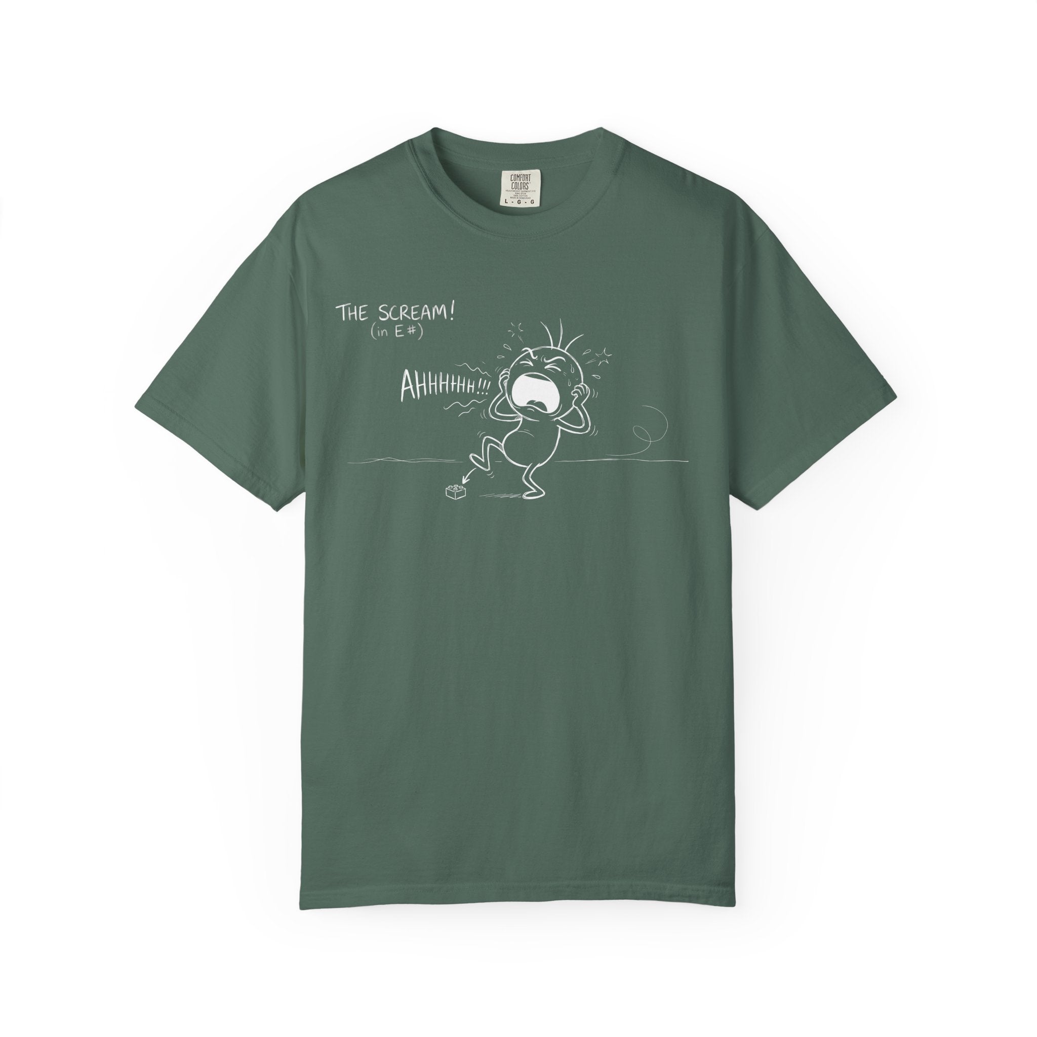 The Scream in E# - Funny Music Theory & Musician T-Shirt