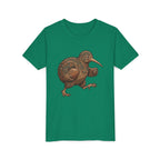 Youth Tee — Whimsical Maori-Style Kiwi Bird Kids Shirt