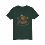 Youth Tee — Cute Kiwi Bird Splash “a little dirt never hurt” Kids Graphic Shirt