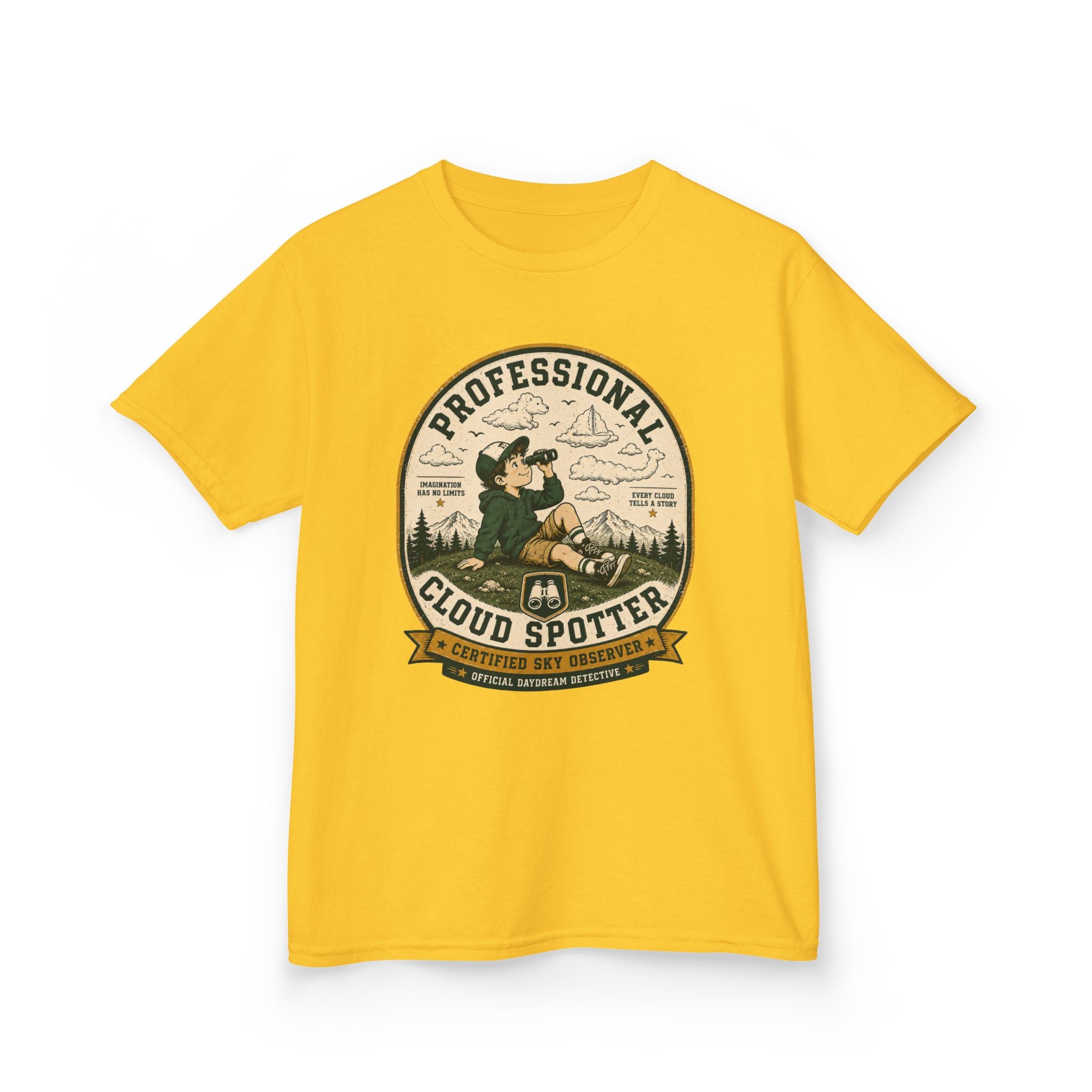 "Professional Cloud Spotter" Boy Adventure Graphic