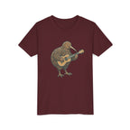 Kiwi Bird Guitar Youth Tee — Cute Musical Kiwi Kids T‑Shirt