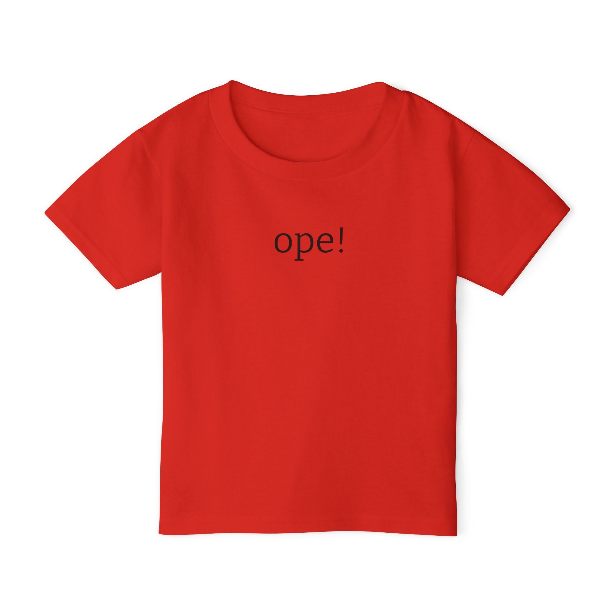 "Ope!" Minimalist Toddler T-Shirt