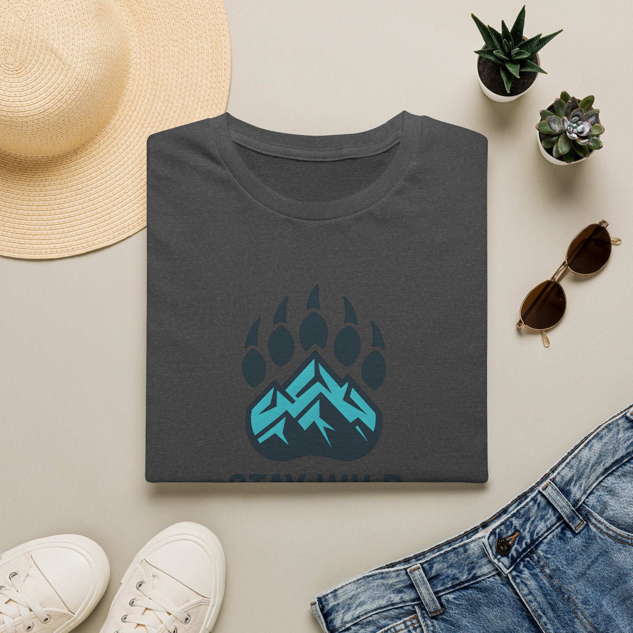 Stay Wild Mountain Emblem T-Shirt