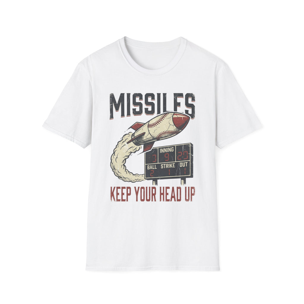 Missiles - Keep Your Head Up Baseball Tee