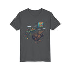 Kiwi Kite Kids Tee — Whimsical New Zealand Bird Graphic Youth Shirt