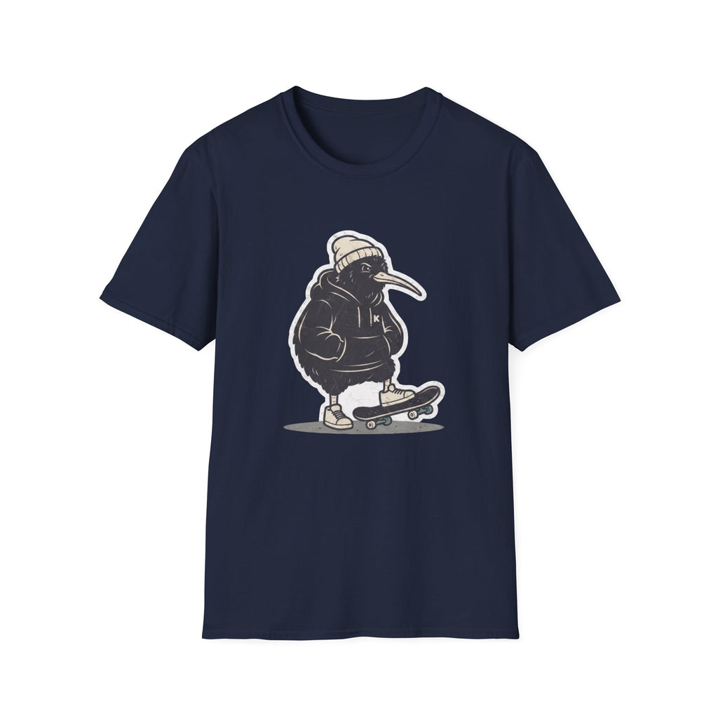Kiwi Bird Skateboard Tee — Vintage Graphic T-Shirt