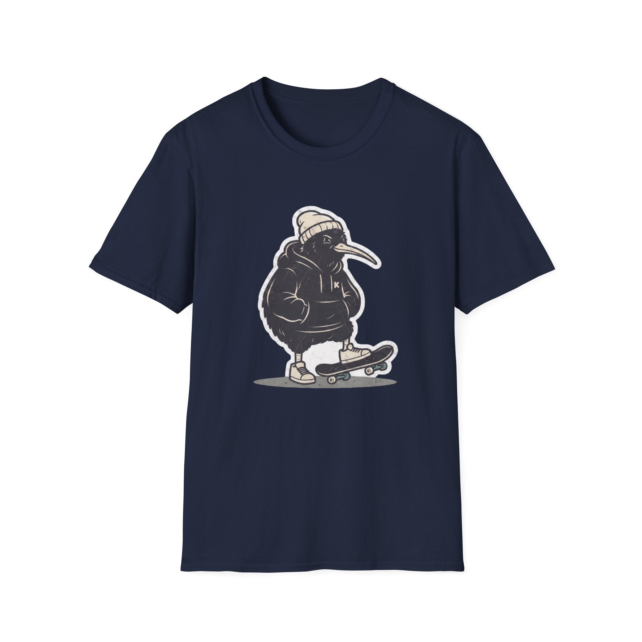 Kiwi Bird Skateboard Tee — Vintage Graphic T-Shirt