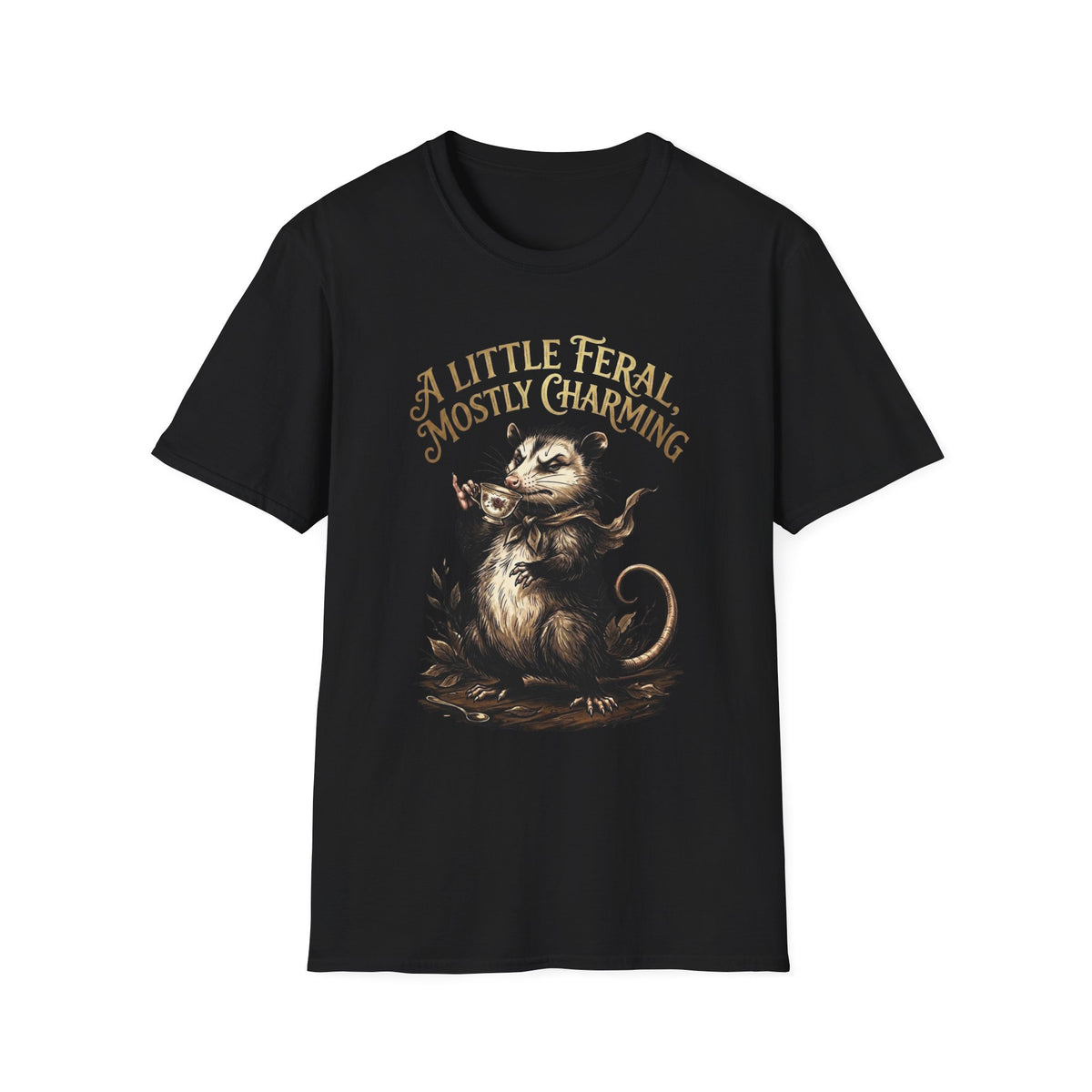 A Little Feral, Mostly Charming T + Adult Size