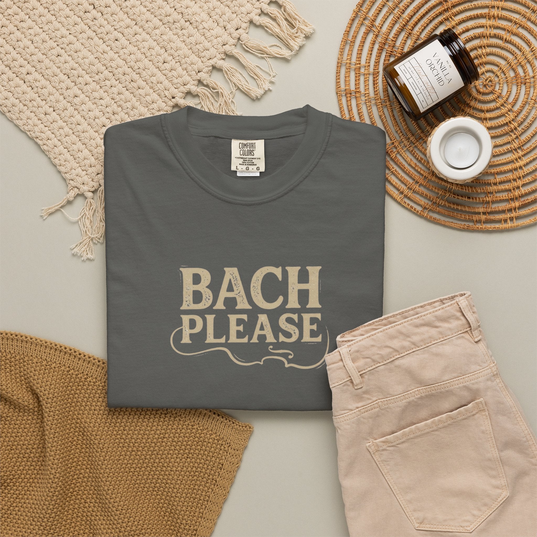 Bach Please T-Shirt — Funny Musician Tee for Classical Music Lovers
