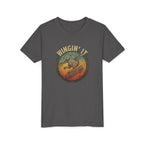 Youth Skateboard T‑Shirt - "Wingin' it" Retro Kiwi Skate Design