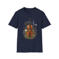 Cello in Wildflowers  —  Music Tee + Adult Size