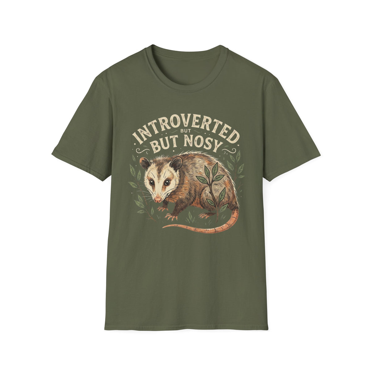 Introverted But Nosy Opossum T +Adult Size