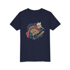 Royal Kiwi Youth T‑Shirt — Crowned Kiwi with Cape Kids Tee