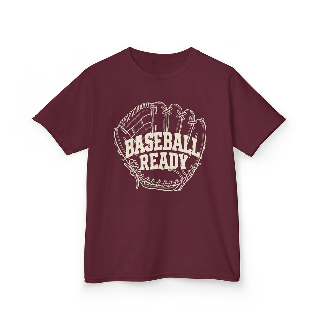 'Baseball Ready' Tee — Youth Baseball Glove Graphic Shirt