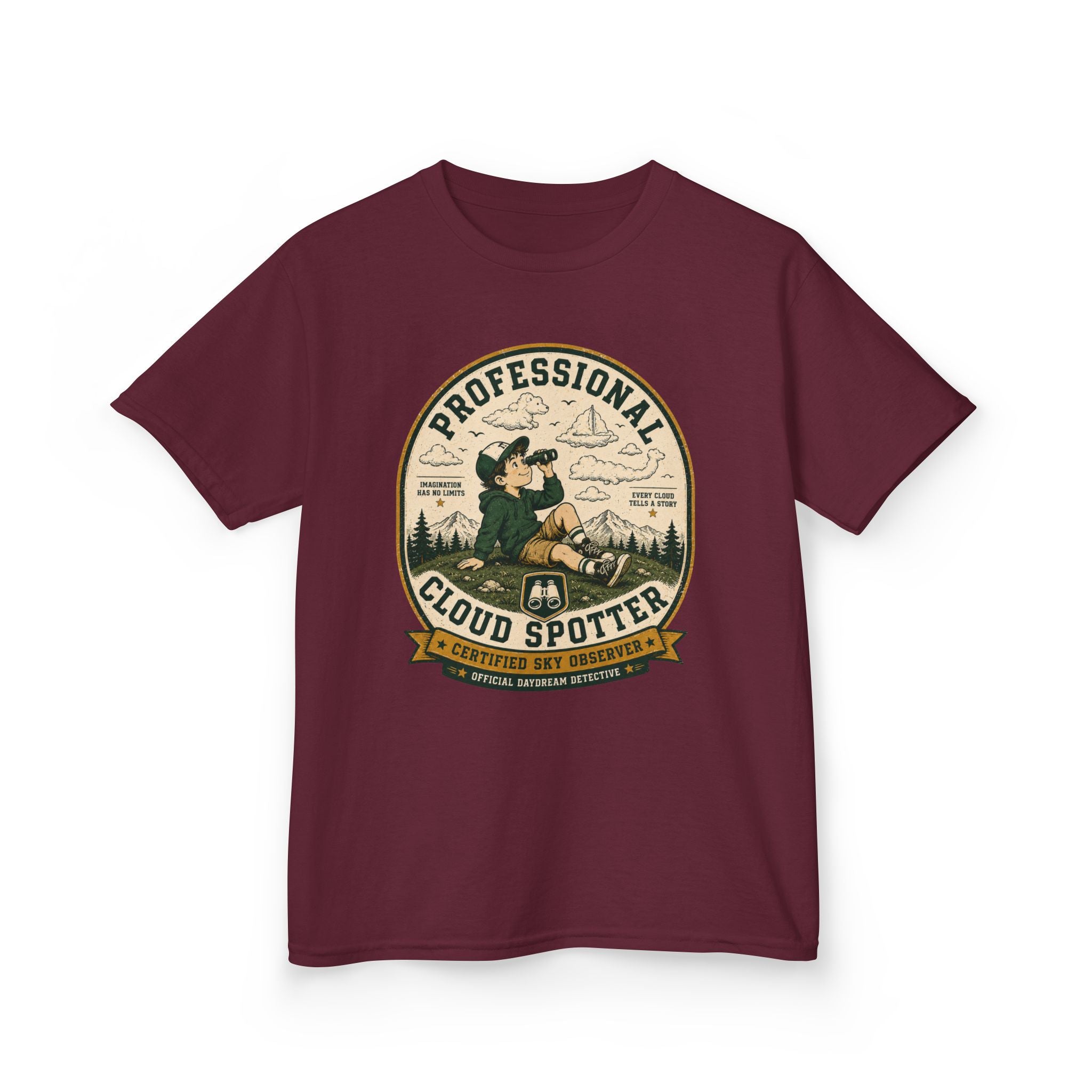 "Professional Cloud Spotter" Boy Adventure Graphic