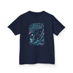Kids T "Built Different" Narwhal Graphic Tee