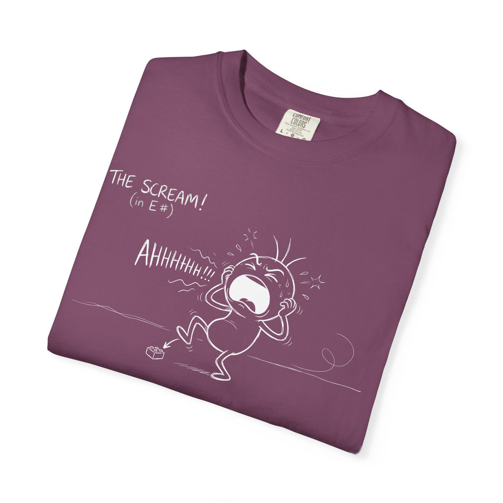 The Scream in E# - Funny Music Theory & Musician T-Shirt
