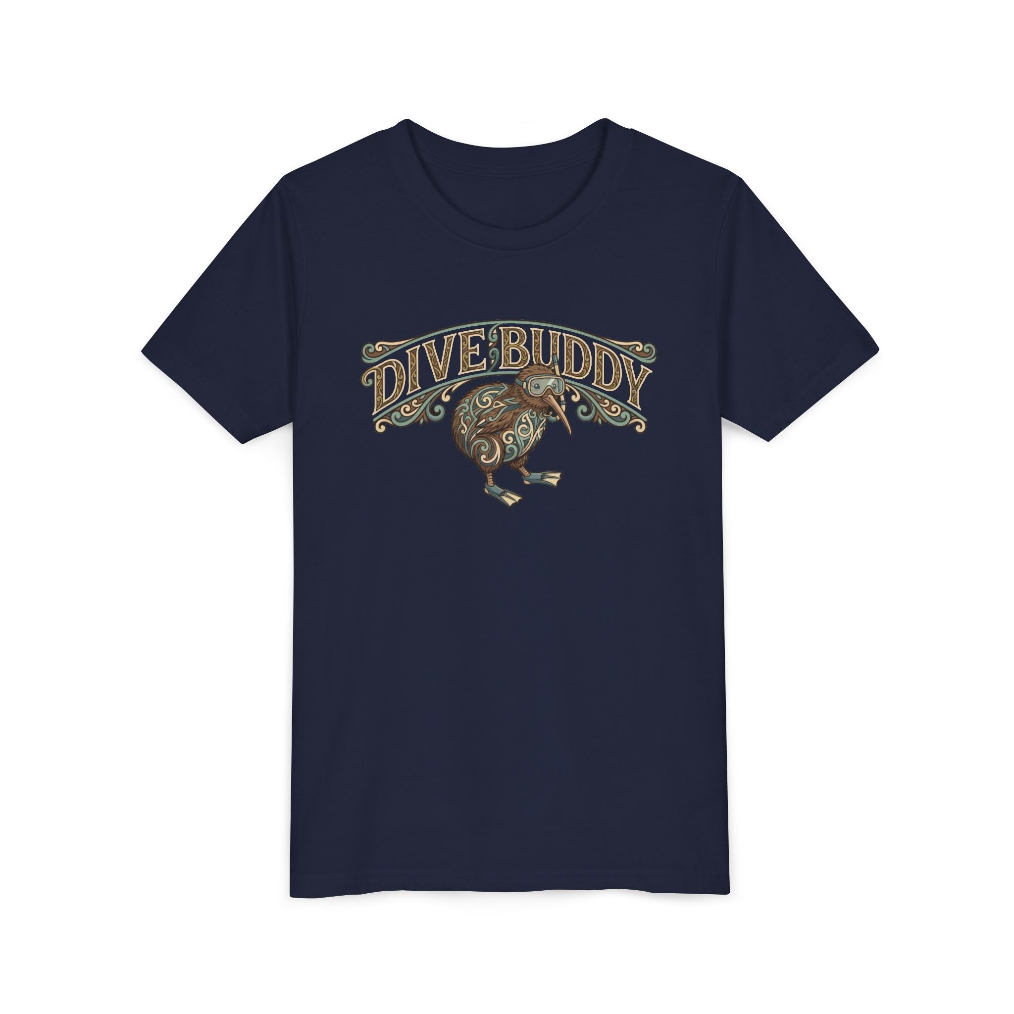 "Dive Buddy" - Kiwi Bird Snorkeling - Kids Tee