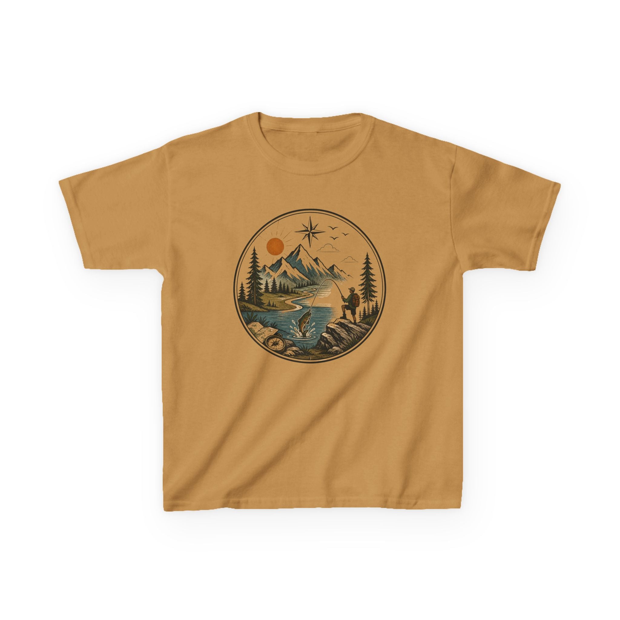 Mountain & River Explorer Graphic Shirt