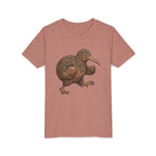 Youth Tee — Whimsical Maori-Style Kiwi Bird Kids Shirt